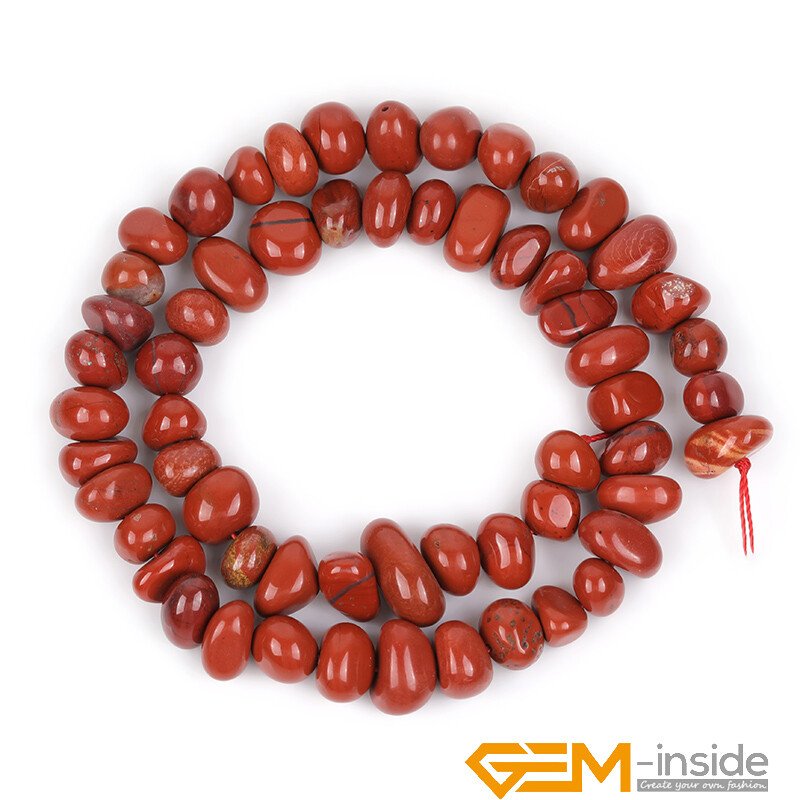 Natural Stone 8-10×10-12mm Freeform Nugget Loose Beads For Jewellery Making 15″