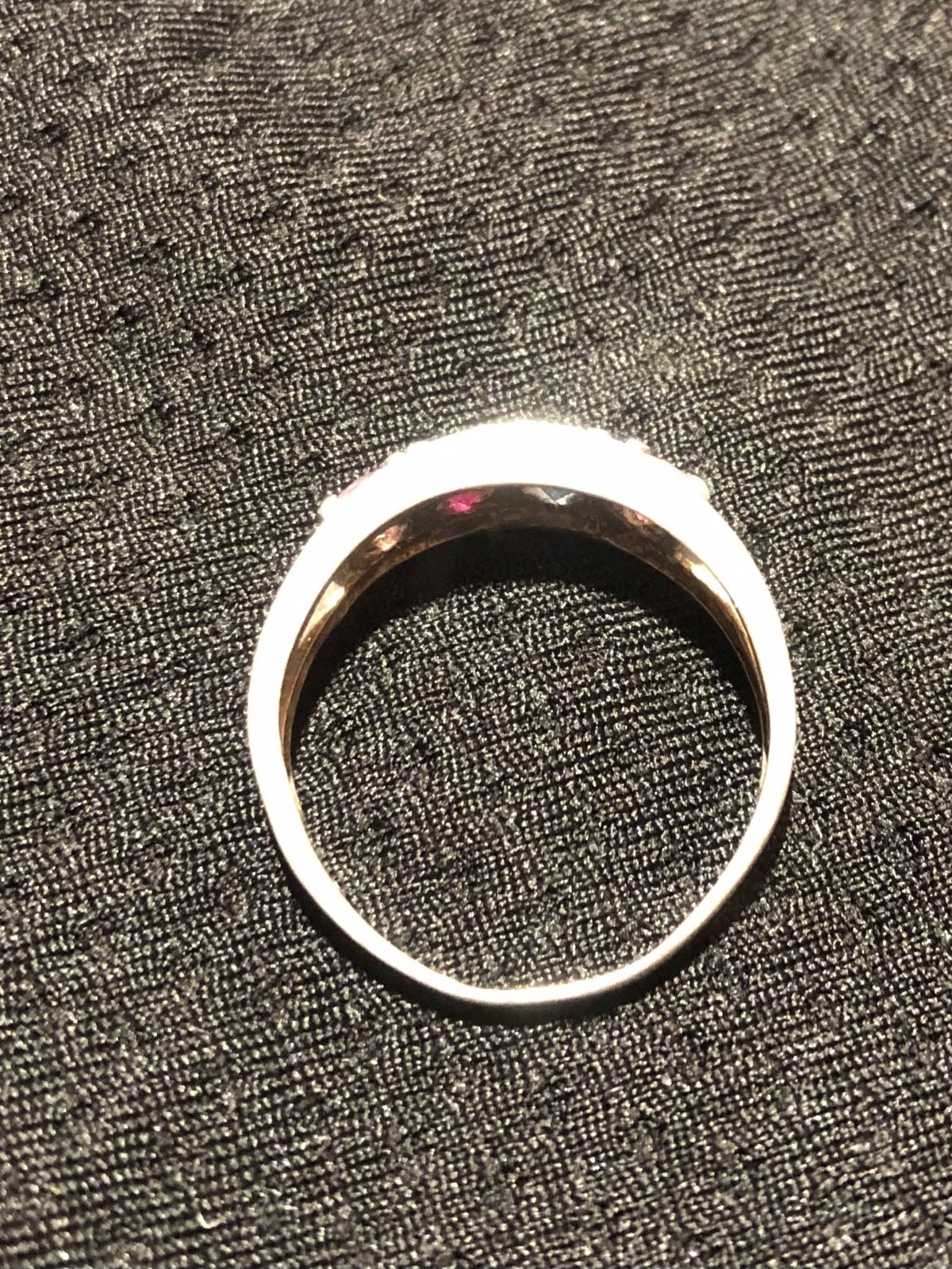 Vintage Birthstone Ring Set in Sterling size 8