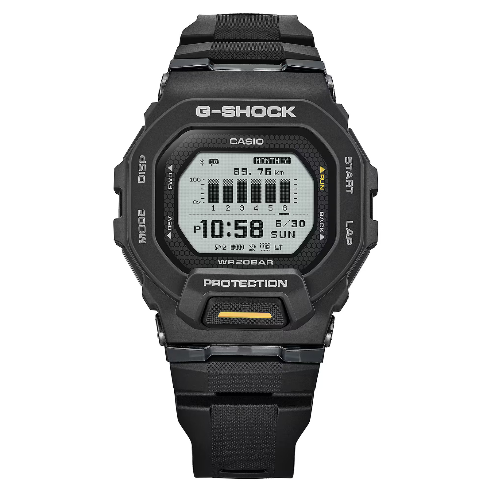 CASIO G-SHOCK GBD200-1A1 GBD-200-1A1 BLUETOOTH BLACK DIGITAL WATCH GBD-200 SERIE