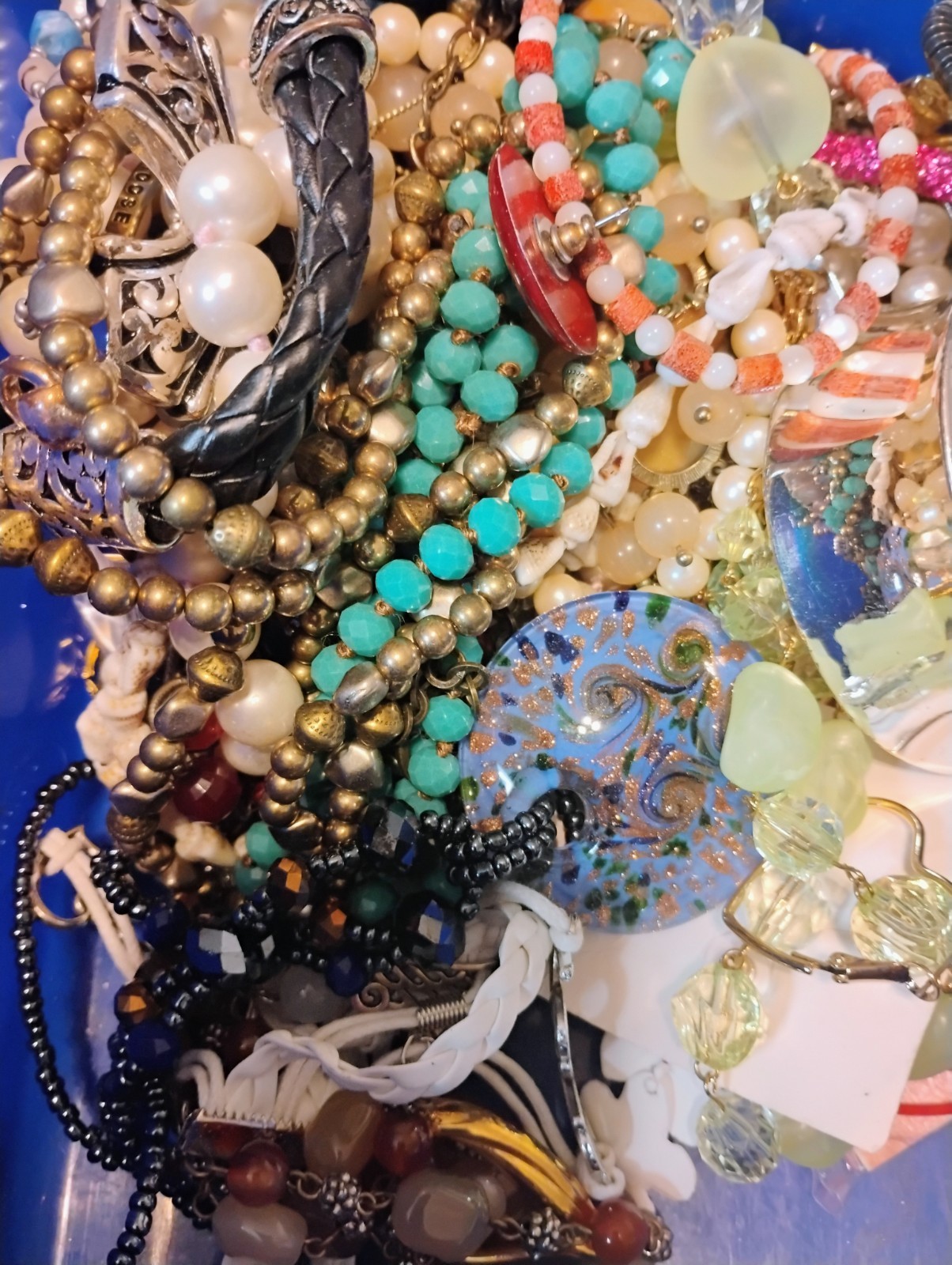 3 Lbs Pound Unsorted Bundle Lot Box Vintage NWT Junk Wearable Resale Tangled In