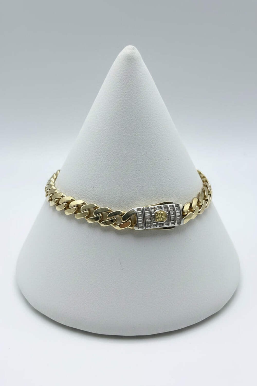 10K Yellow Gold Monaco/Italo bracelet 7” – 6mm Classic Twisted bracelet Jewelry