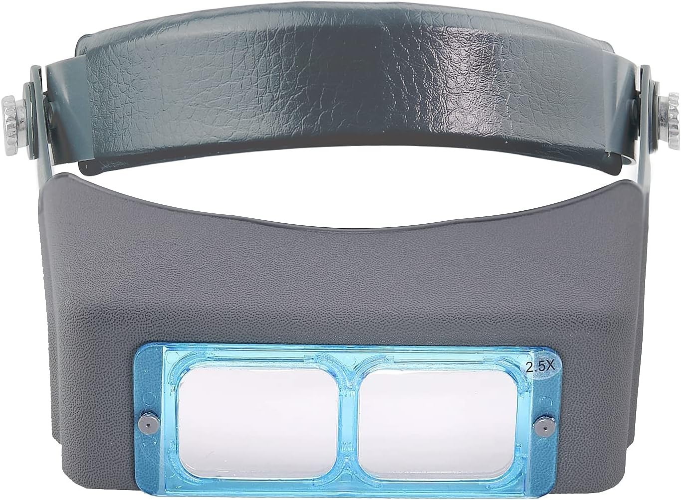 Headband Magnifier Double Lens Head Mounted Reading Loupe Jewelry Visor
