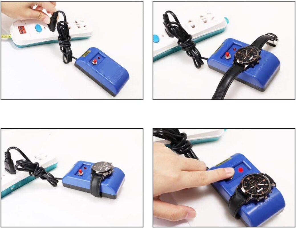 Demagnetizer Watch Repair Screwdriver Tweezers Demagnetise Electrical Tools