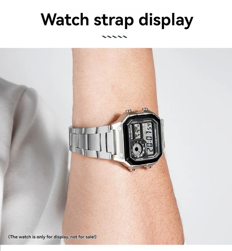 For Casio AE1200 AE1300 Watch Metal Casing DIY Modified AE-1200 Watchband Case
