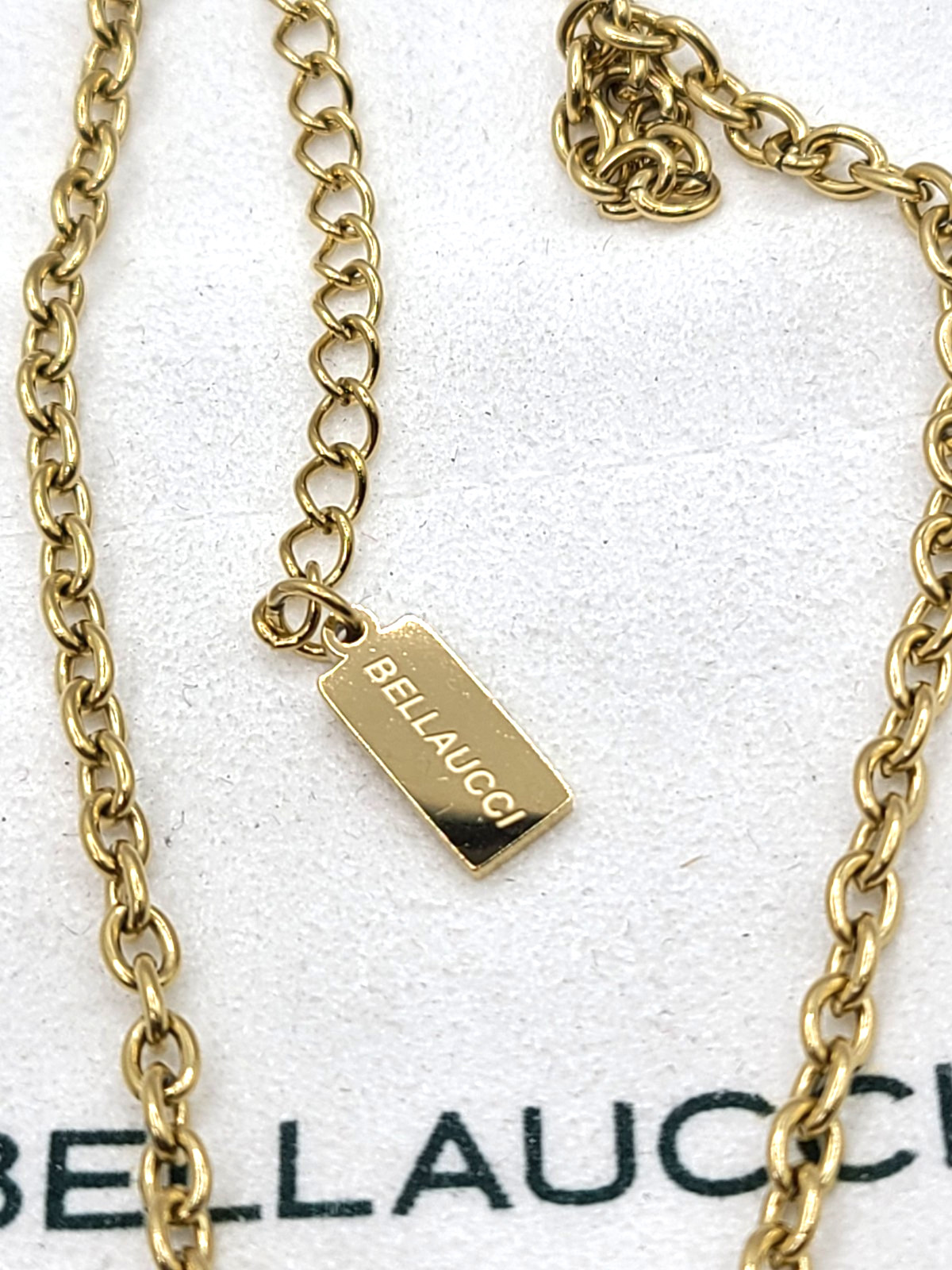 Bellaucci Intuition Moonstone 14k Gold 316L Steel 40 – 45cm Adjustable