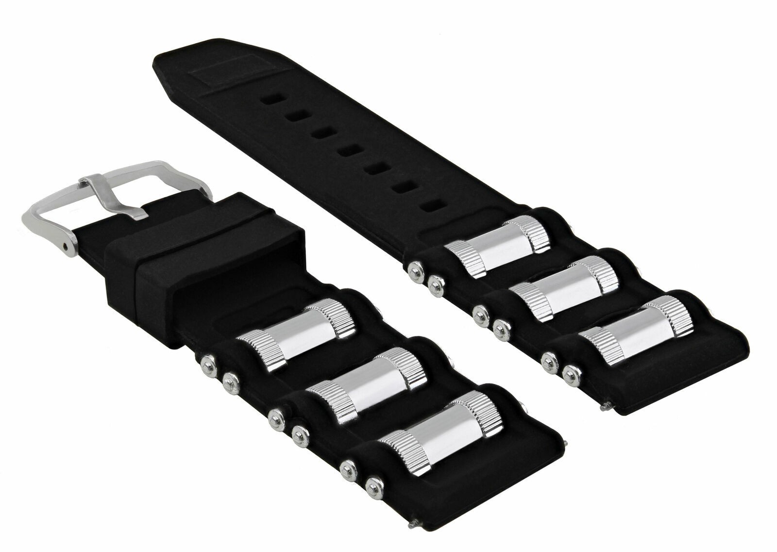 26MM SILICONE RUBBER DIVER WATCH BAND STRAP FOR INVICTA EXCURSION 18202