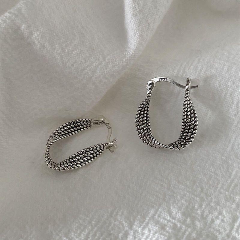 925 Sterling Silver Vintage Earrings for Women Hypoallergenic Party Jewelry Gift
