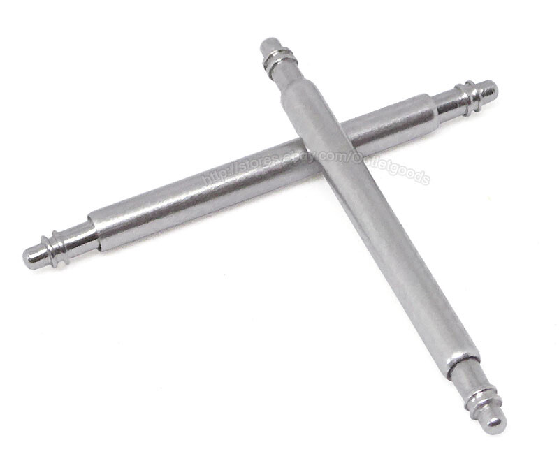 20mm 22mm 24mm Heavy Duty 2.0mm Spring Bar w/ 1.2mm Tip for Citizen Seiko Diver