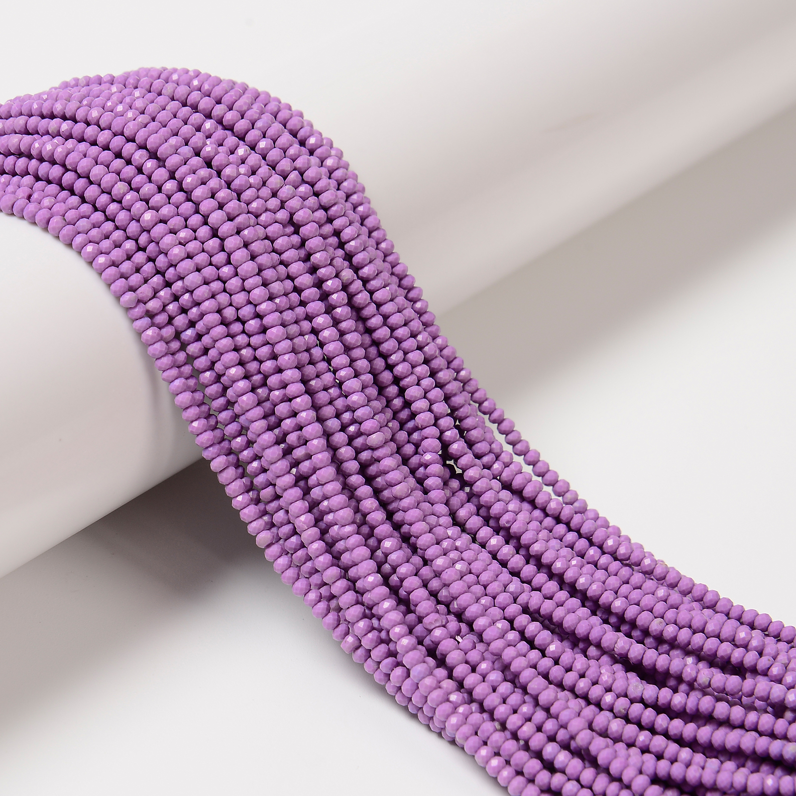 Natural Phosphosiderite Faceted Rondelle Beads Size 1.5x2mm 15.5” Strand