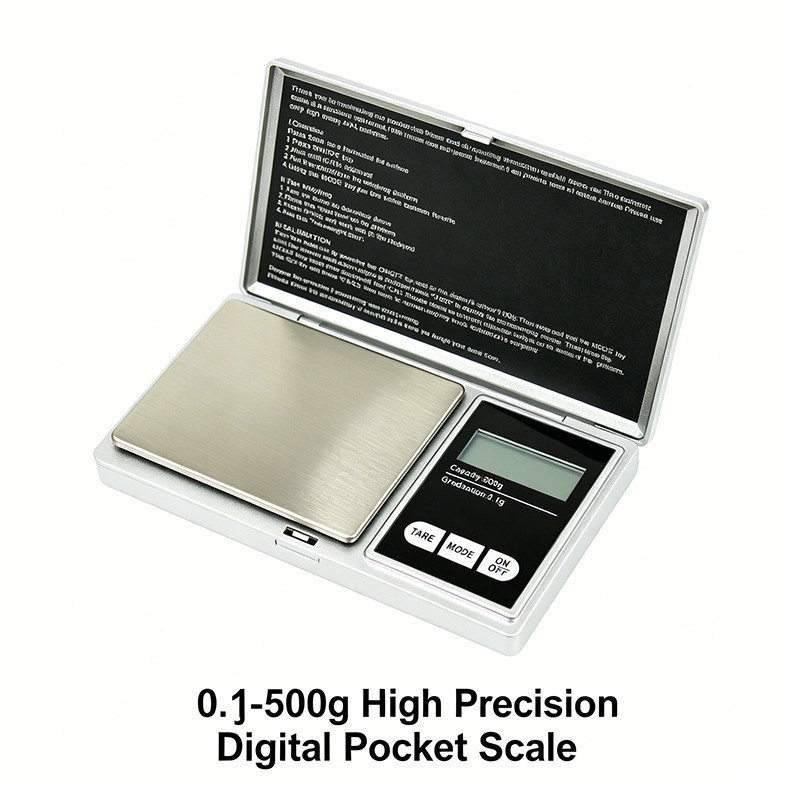 Digital Scale 2000g x 0.1g Jewelry Gold Silver Coin Gram Pocket Size Herb Grain