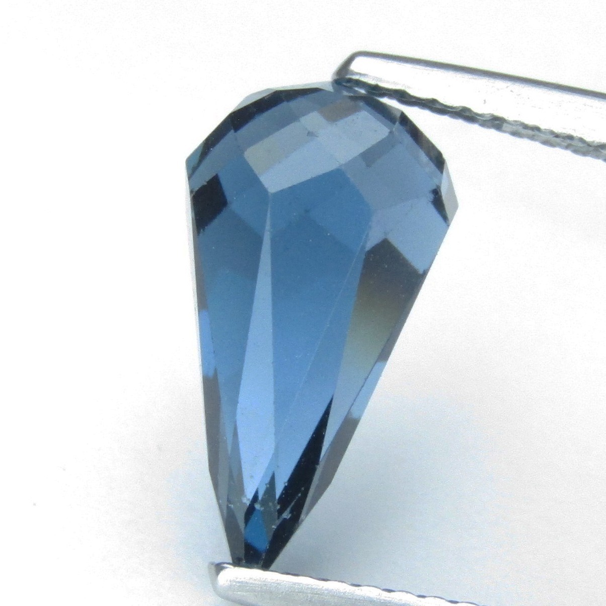 4.25Cts Ravishing Natural London Blue Topaz 13x7mm Pear Briolette Cut Gemstone