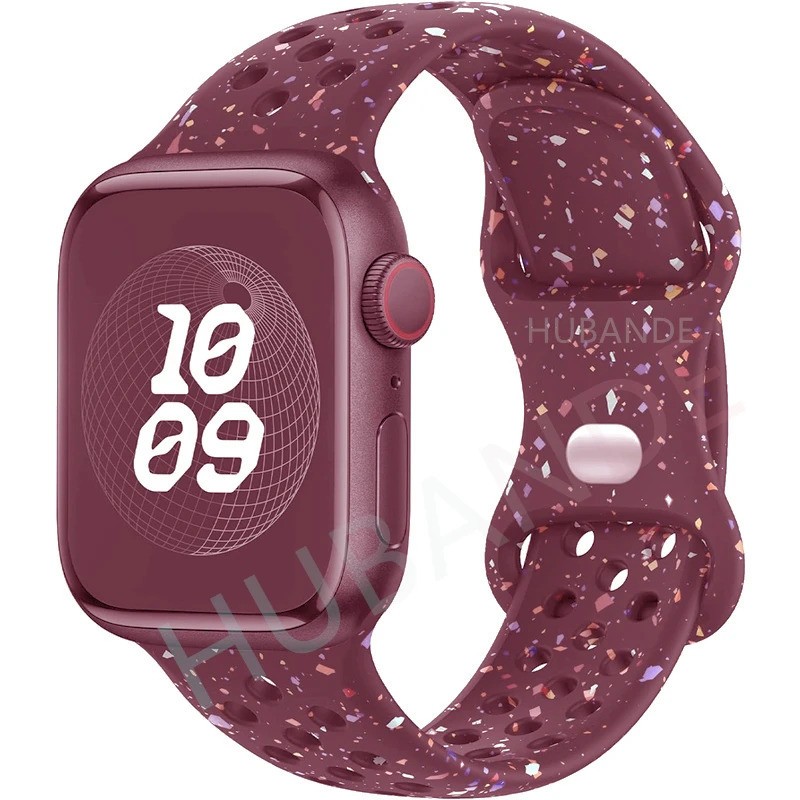 Sport Silicone Band for Apple Watch 11 10 9 8 7 Ultra 3 SE 41/42/44/45/46/49mm