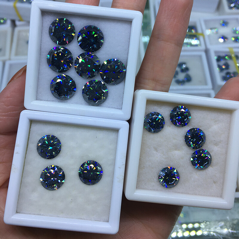 0.1-13ct D Color VVS1 Loose Moissanite Stone Round Cut for Ring Premium Quality