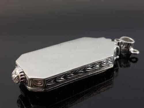 5.20Ct Marquise Cut Diamond Engagement Anniversary 14K White Gold Finish Pendant