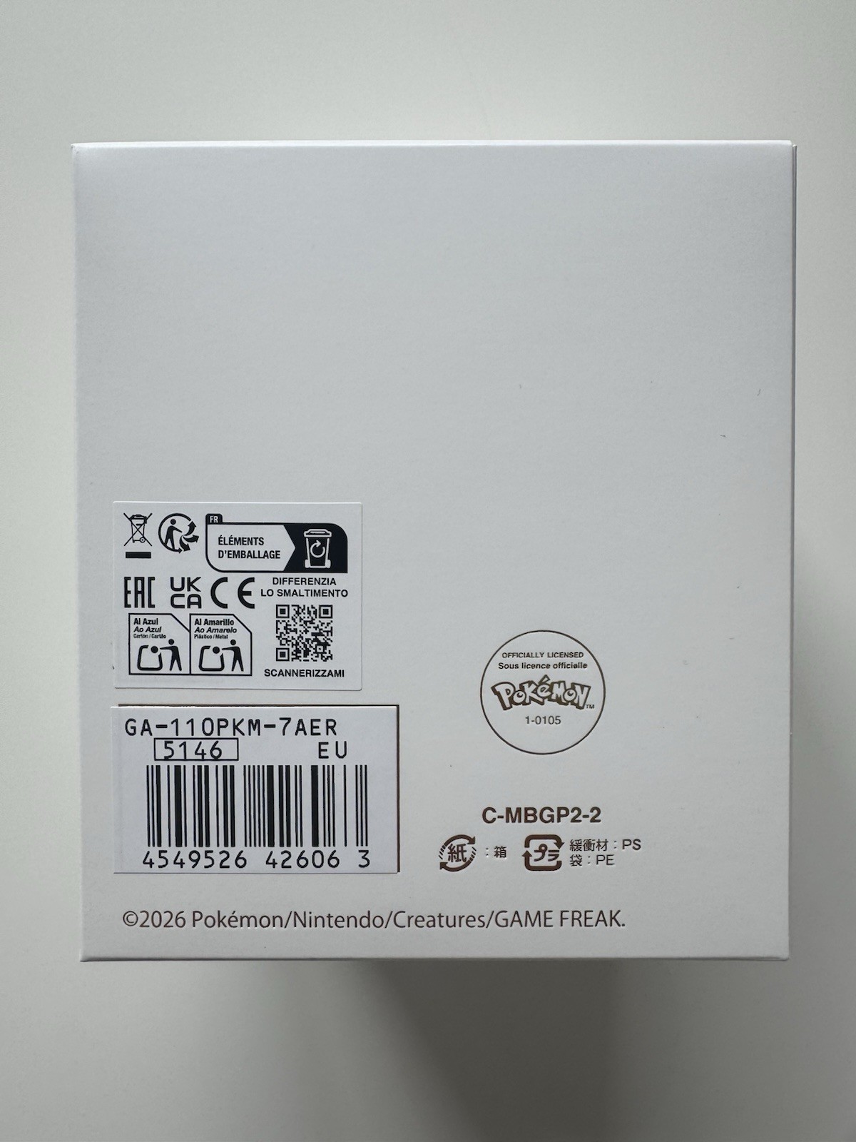 CASIO G-SHOCK x Pokémon GA-110PKM-7AJR 30th Anniversary Limited – NEW – IN HAND