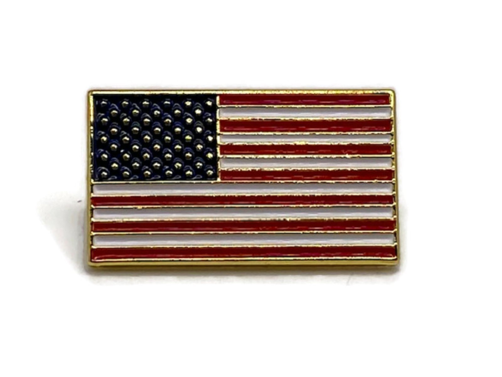 US Flag American Flag Lapel Pin Tie Tack Hat Pin Made In USA Ships Free