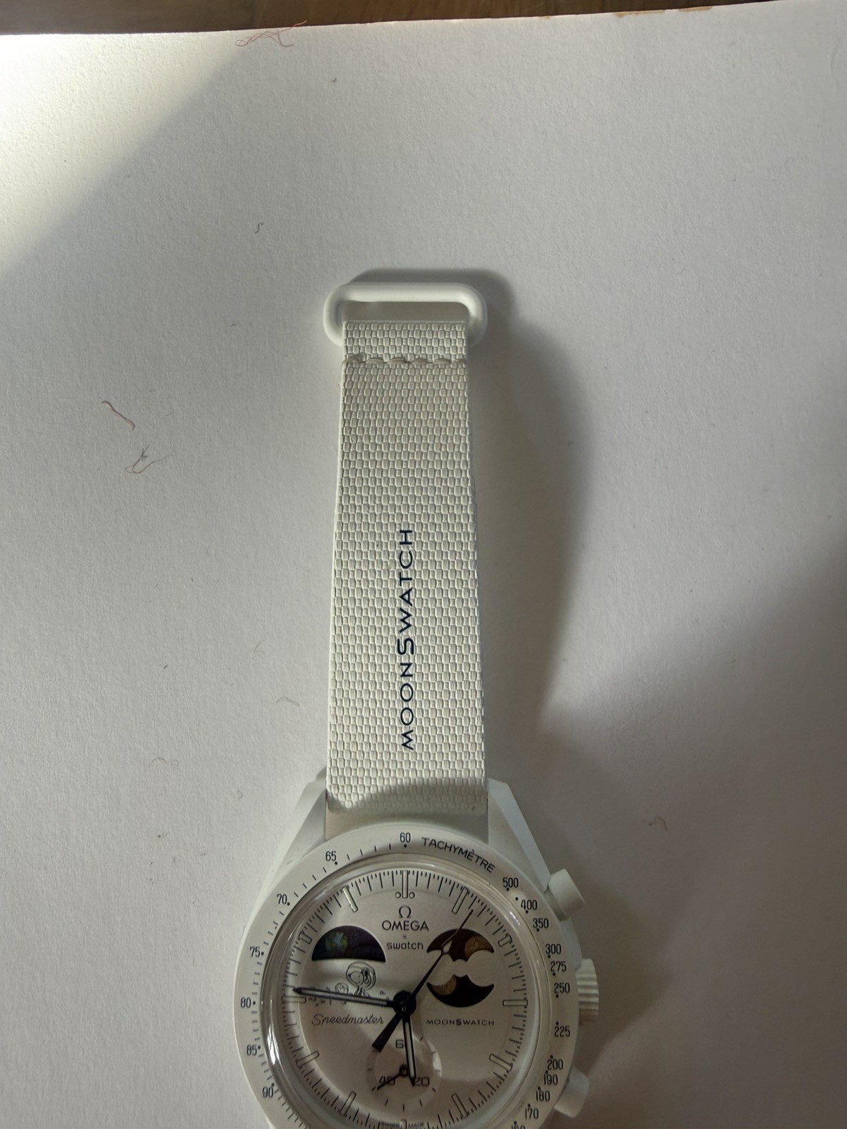 OMEGA x Swatch MoonSwatch Mission to Earthphase Moonshine Gold 42mm White UNWORN