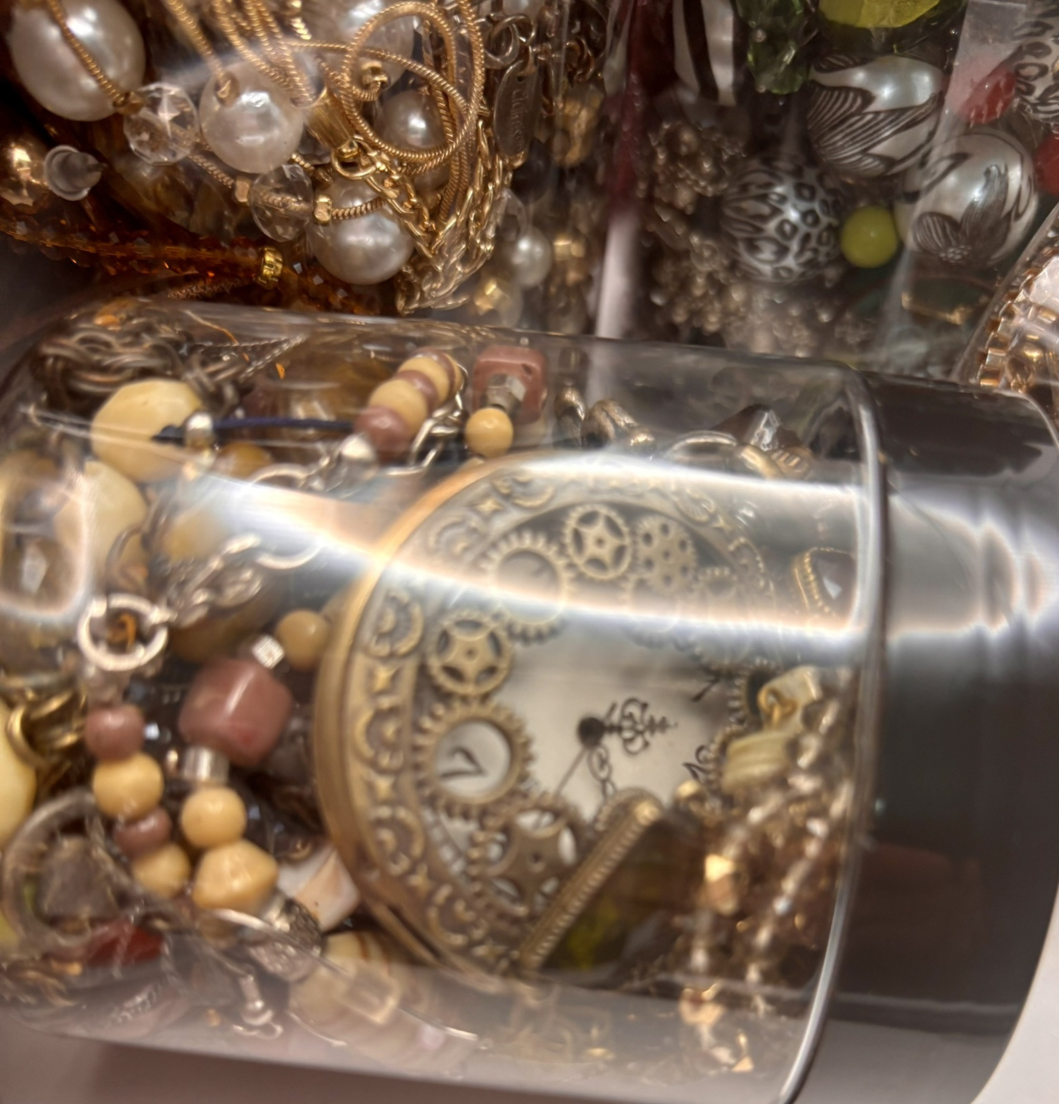 Mystery Jewelry Jar- All Wearable – No Junk Customization Available 2 Sizes