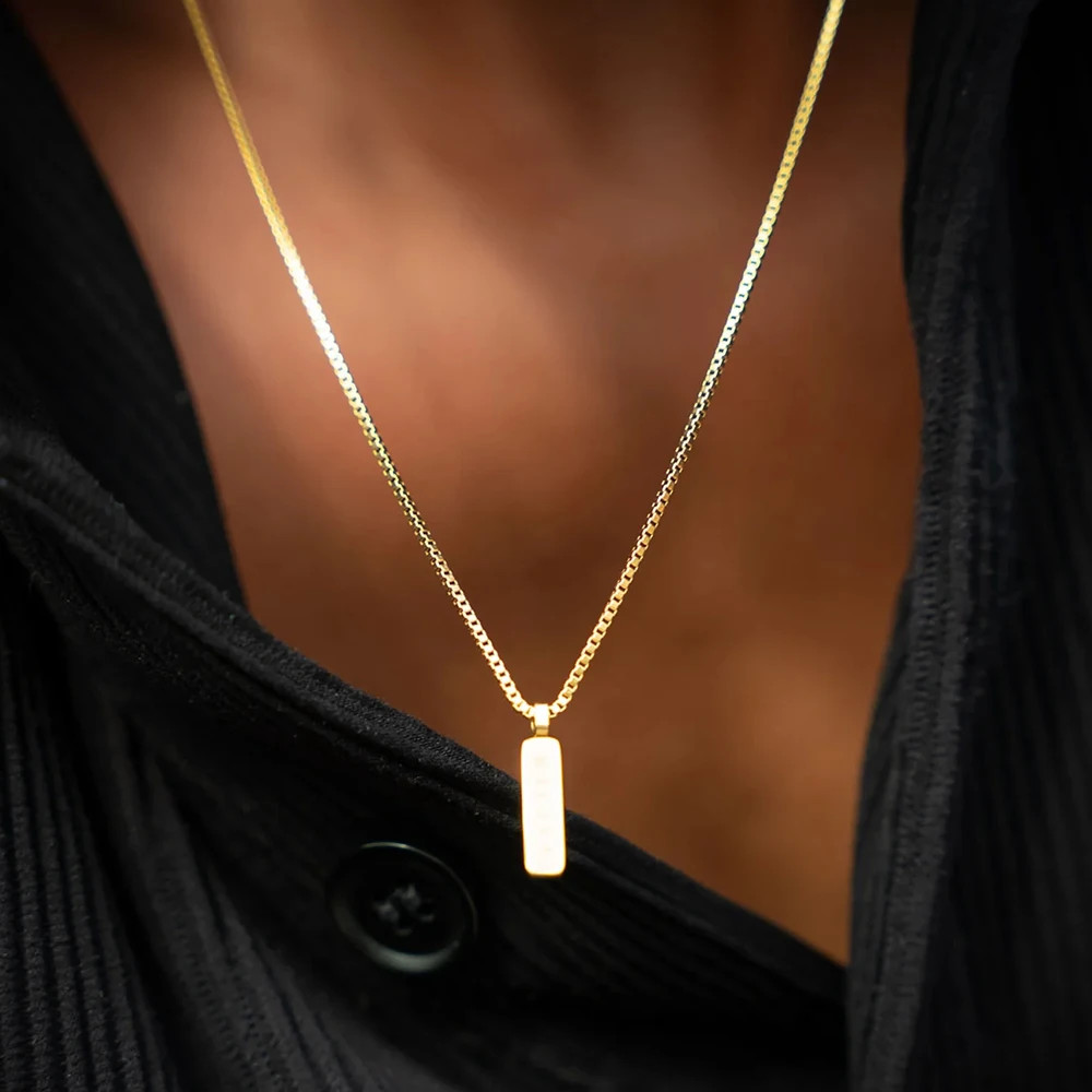 Men’s Jewelry Stainless Steel Non fading Necklace Hip Hop Cuban Chain cadenas pa