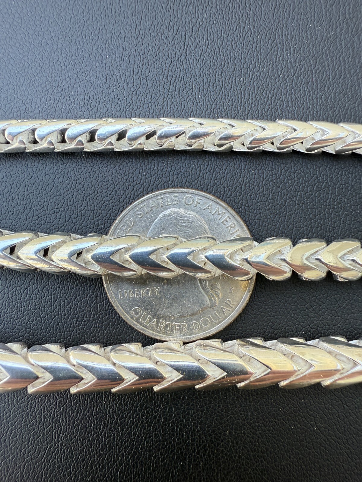 Real Solid 925 Silver Round Franco Chain 5-7mm Necklace Handmade W. Box Clasp