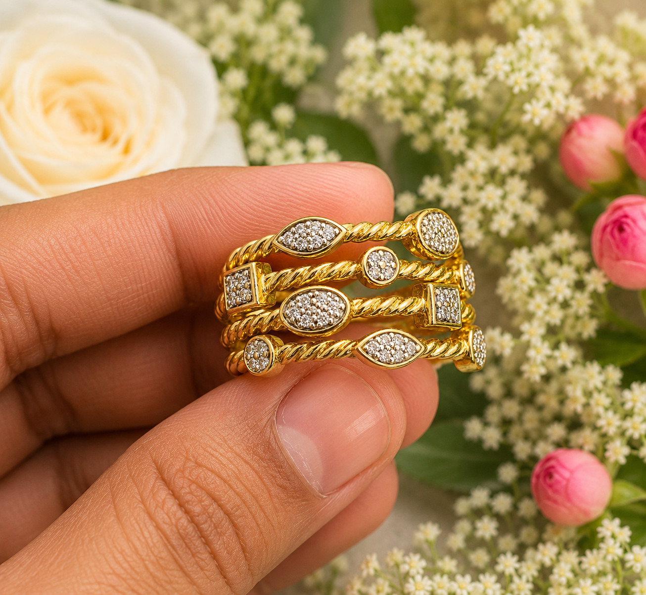 1.20Ct Natural Moissanite Tester Pass Wedding Band Ring 14K Yellow Gold Plated
