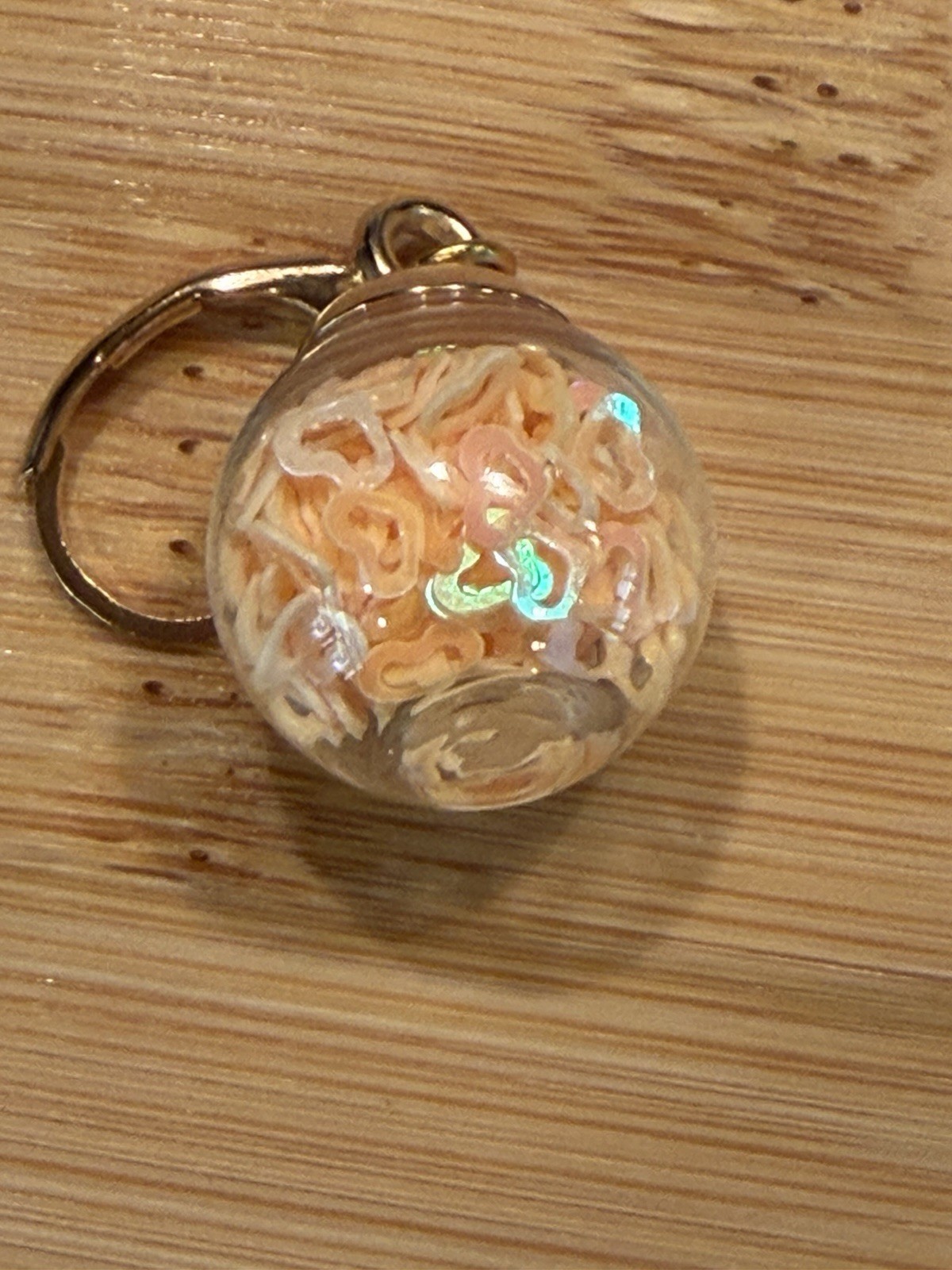 Handmade Stainless Steel Leverback Earring With Glass Globe Charm Yellow Hearts