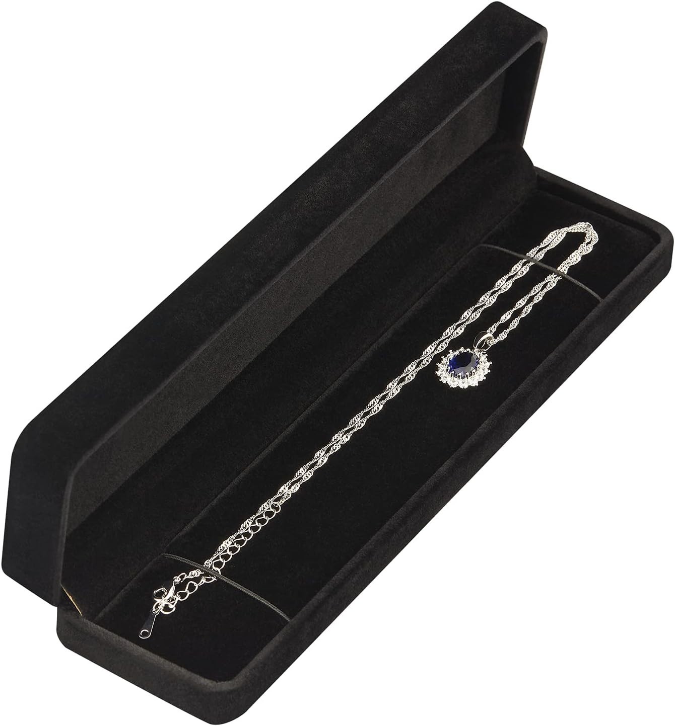 Elegant Velvet Jewelry Box Set – 2 Piece Necklace Gift Set for Special Occasions