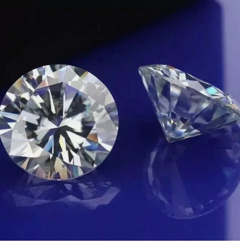 1 x 1 mm Loose CVD Diamond Round D Color Pair IF Clarity Certified