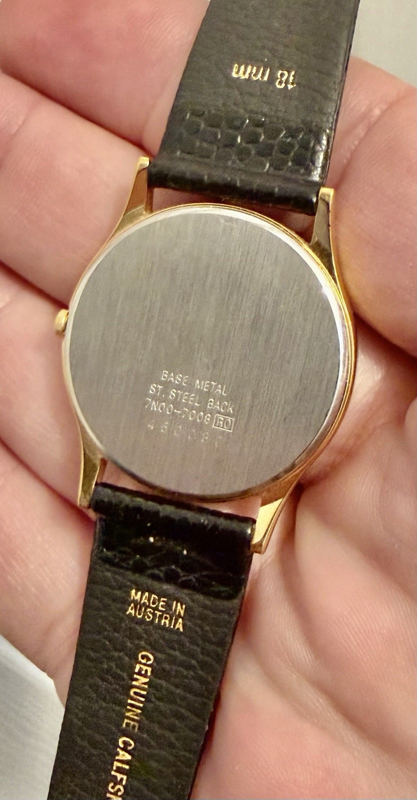 Vintage Seiko Ultra-Thin 7N00-7001 Men’s Dress Watch w/ Original Band NICE 32mm