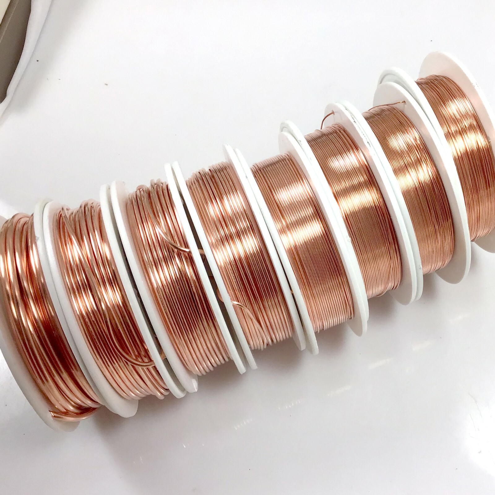 Zebra Wire Natural Copper round 12 14 16 18 20 22 24 26 28 gauge Jewelry Making