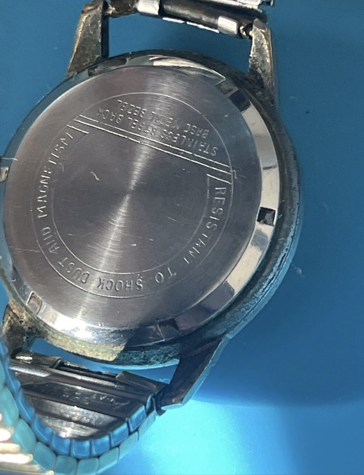 Vintage Hilton 17 Jewels Incabloc Watch Not Running W/ 10k GF Top Band