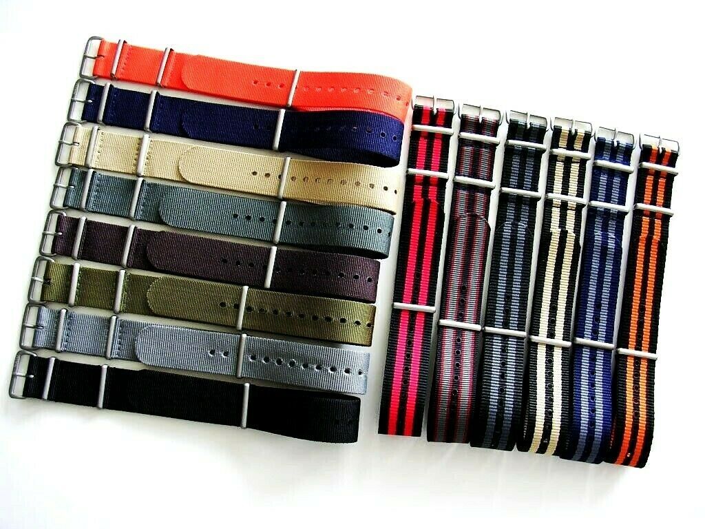 NATO ® strap watch band G10 Ballistic nylon Military RAF stitched bond IW SUISSE