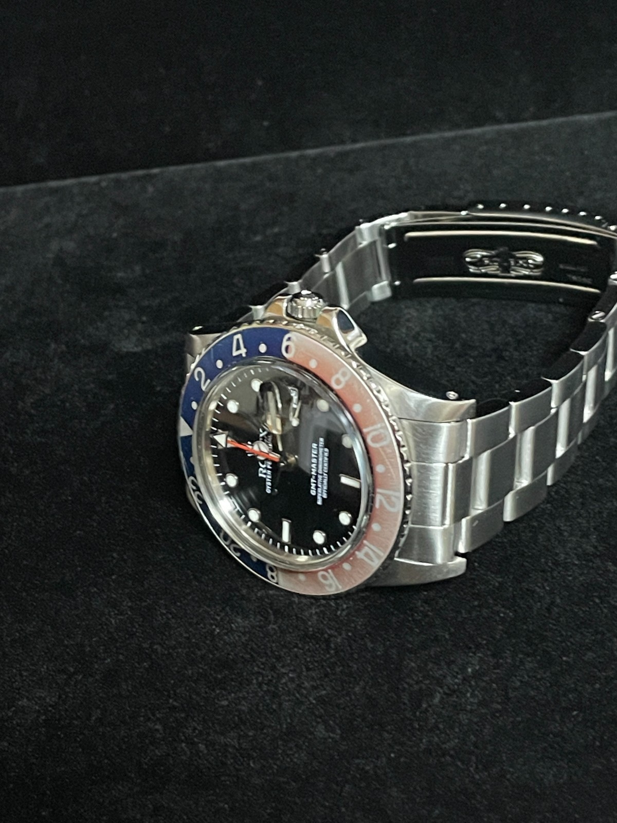 1984 Rolex GMT-Master Pepsi 16750 Black Dial SS Oyster No Papers 40mm