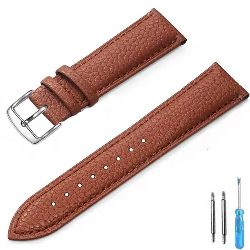 Genuine Leather Watch Band 12mm 14mm 16mm 18mm 20mm 22mm Watch Strap for Man Wom
