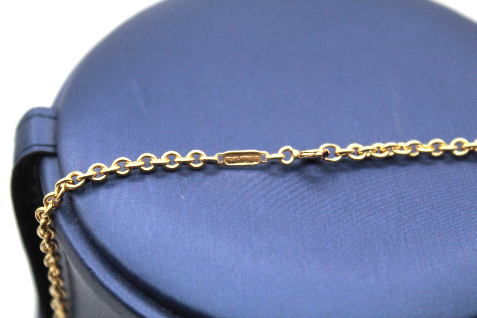 Tiffany & Co. Rolo Link Chain 3mm 24″ 18K Gold
