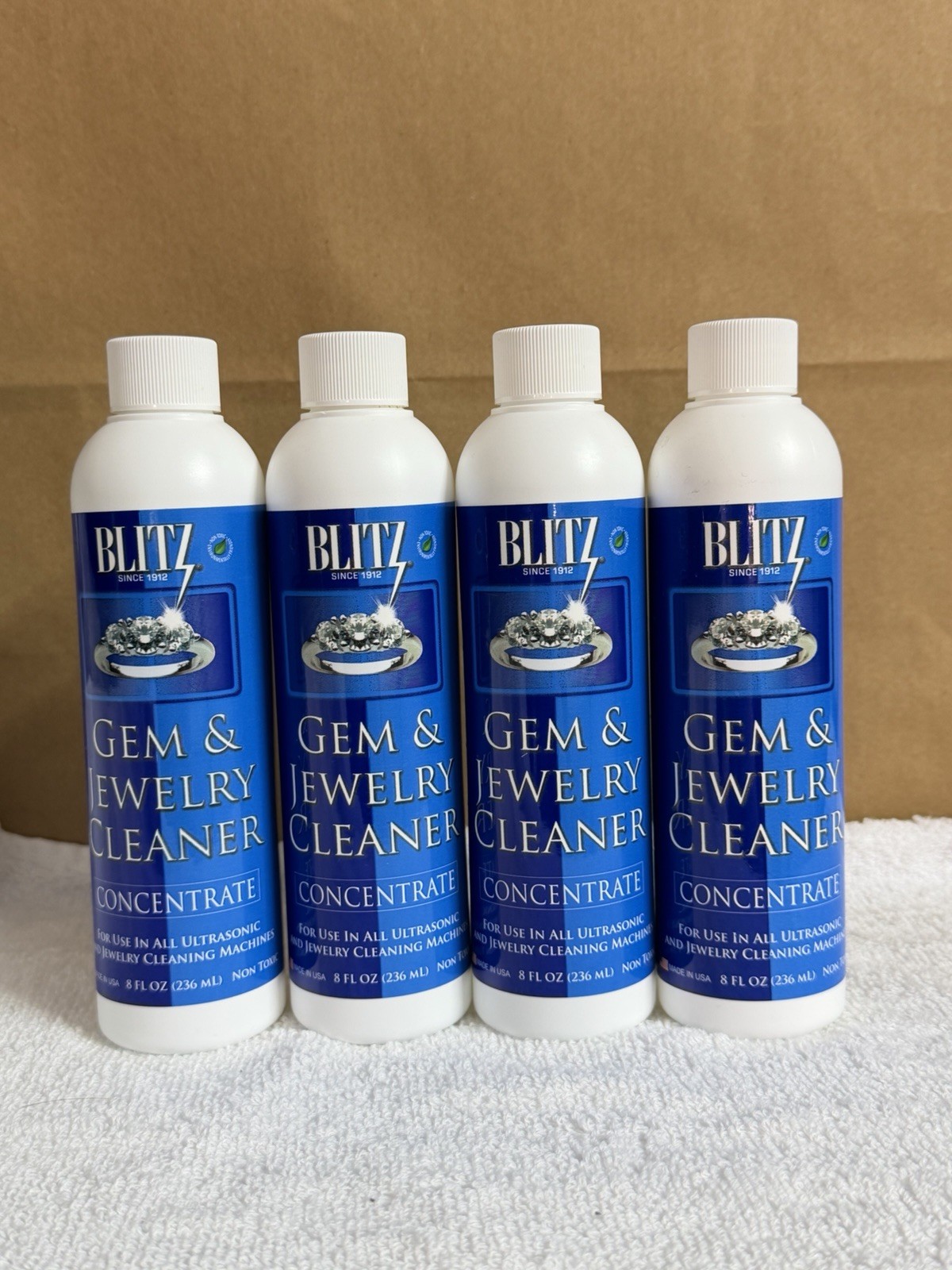 Blitz Gem & Jewelry Cleaner Concentrate 8 fl oz 400 BOTTLES WHOLESALE