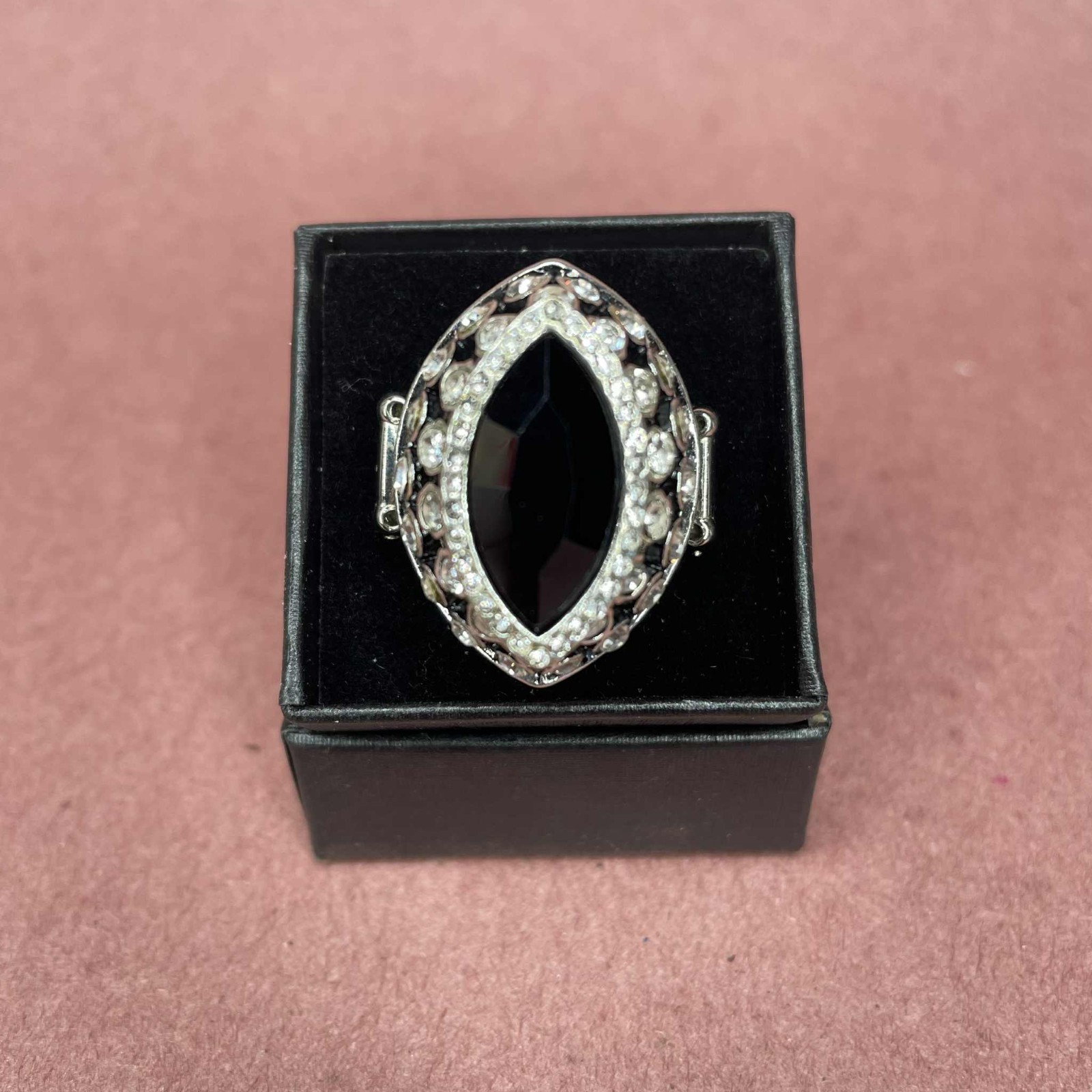 Morticia Addams Family Ring Replica Gothic Jewelry for Morticia Cosplay Costume
