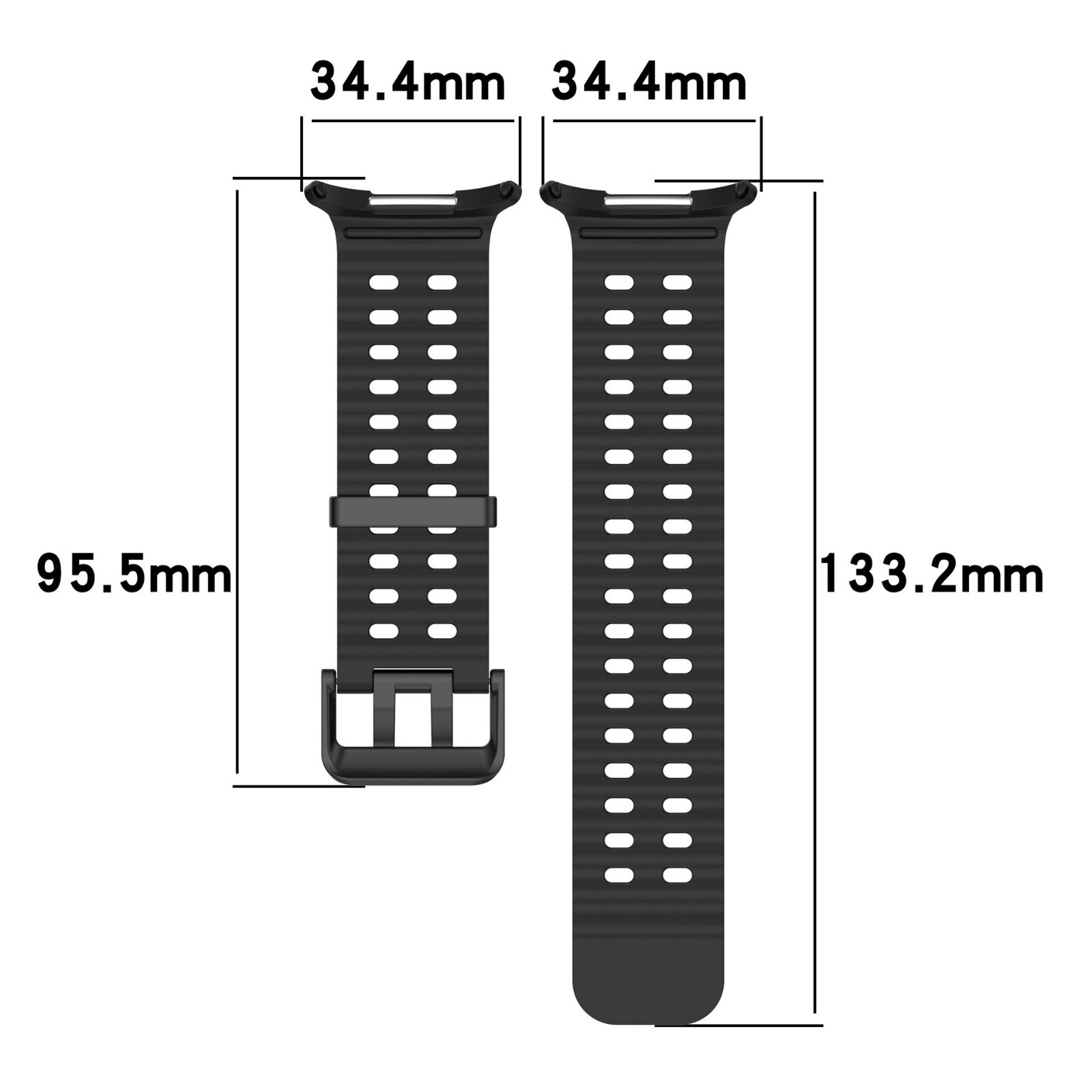 Samsung Galaxy Watch Ultra 47mm Silicone Strap Sport Premium Band