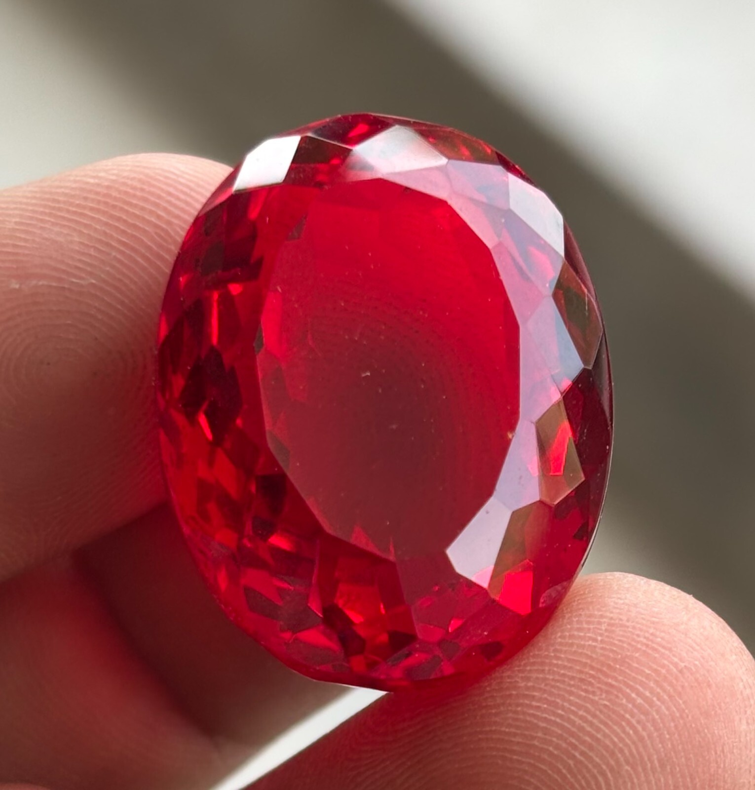 200 CT BIG SIZE Natural Certified Blood Red Ruby Oval Cut Loose Gemstone