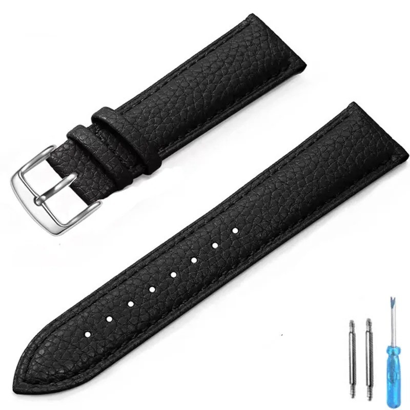Genuine Leather Watch Band 12mm 14mm 16mm 18mm 20mm 22mm Watch Strap for Man Wom