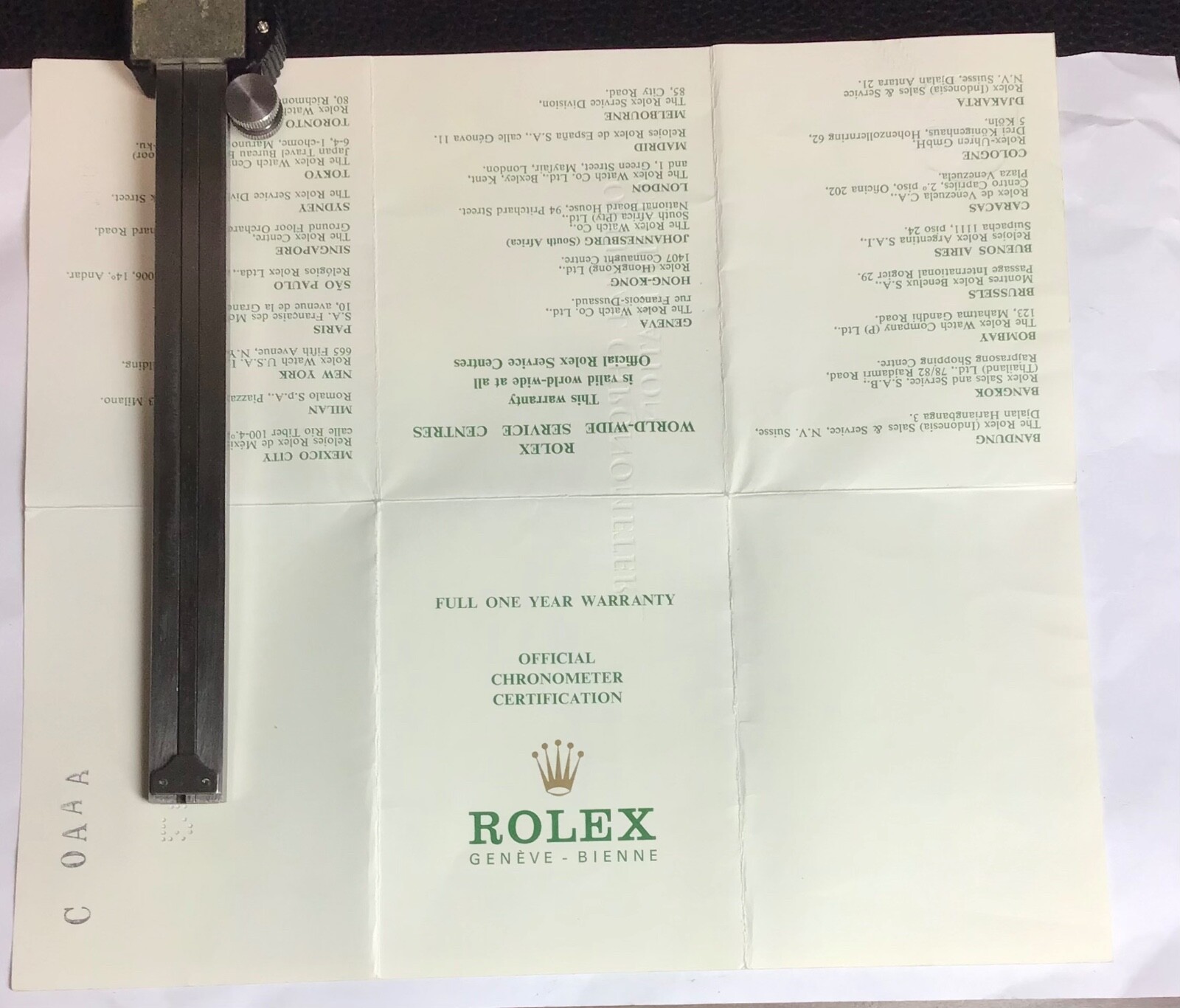 Rolex 513**** Chronometer Authentic One Year Warranty 1970’S