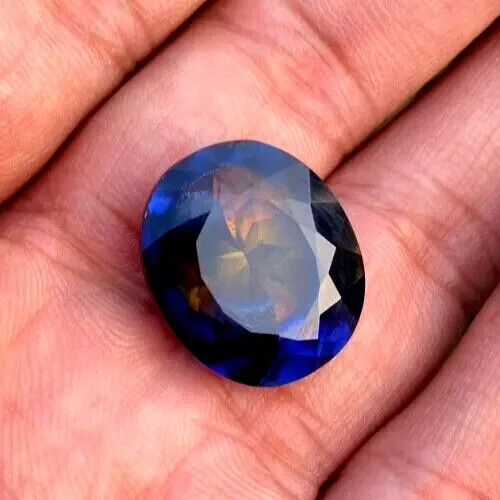 Pitambari Sapphire Bi-Color Oval Cut 8-12 Ct Natural Loose Certified Gemstone