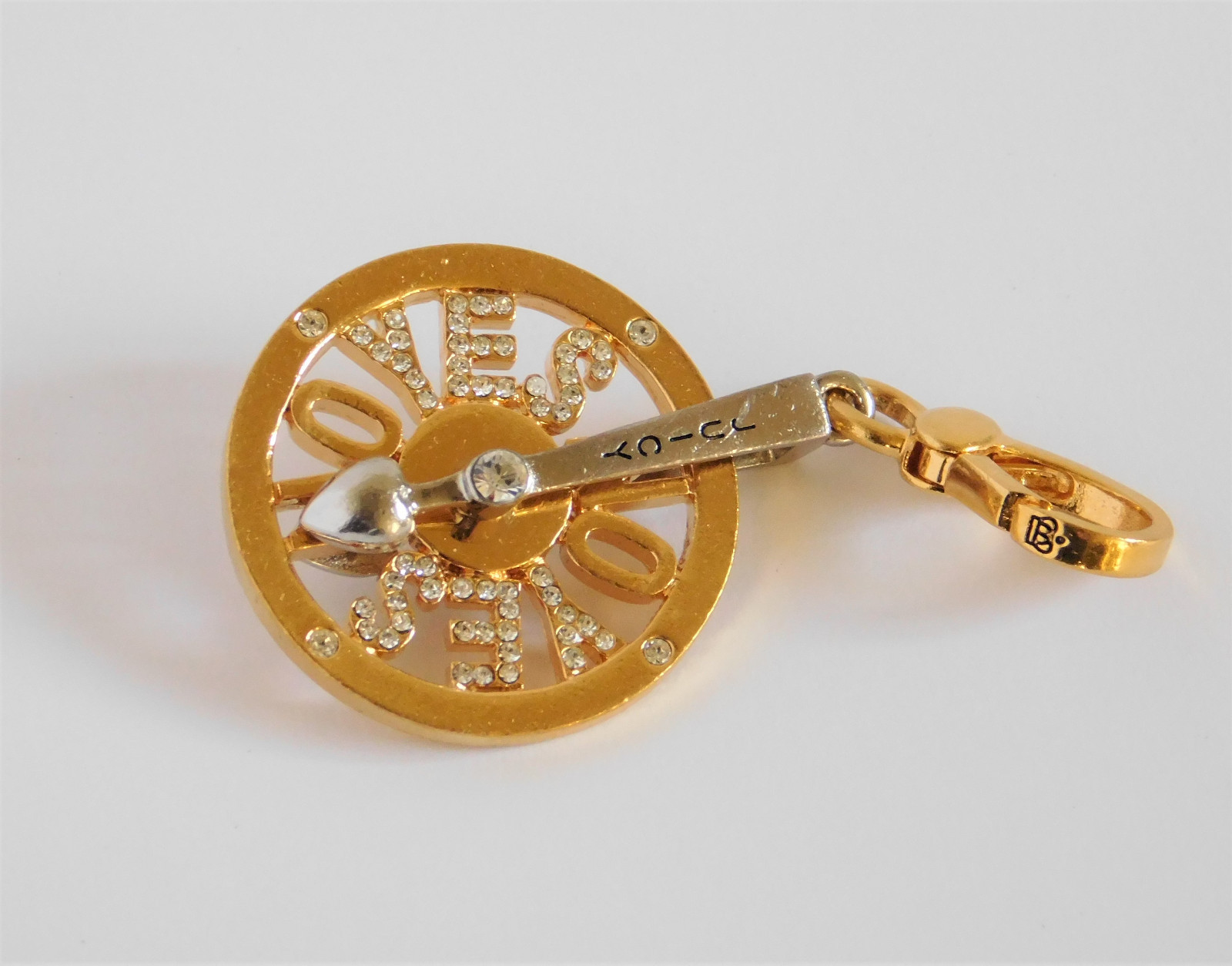 JUICY COUTURE 2007 Yes/No Spinning Wheel of Love Charm YJRU1616