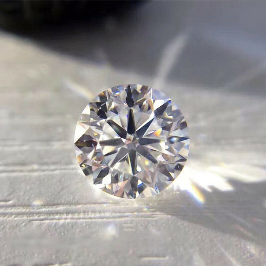G-H White Color Round Brilliant Cut Excellent Grade VVS1 Loose moissanite Stone