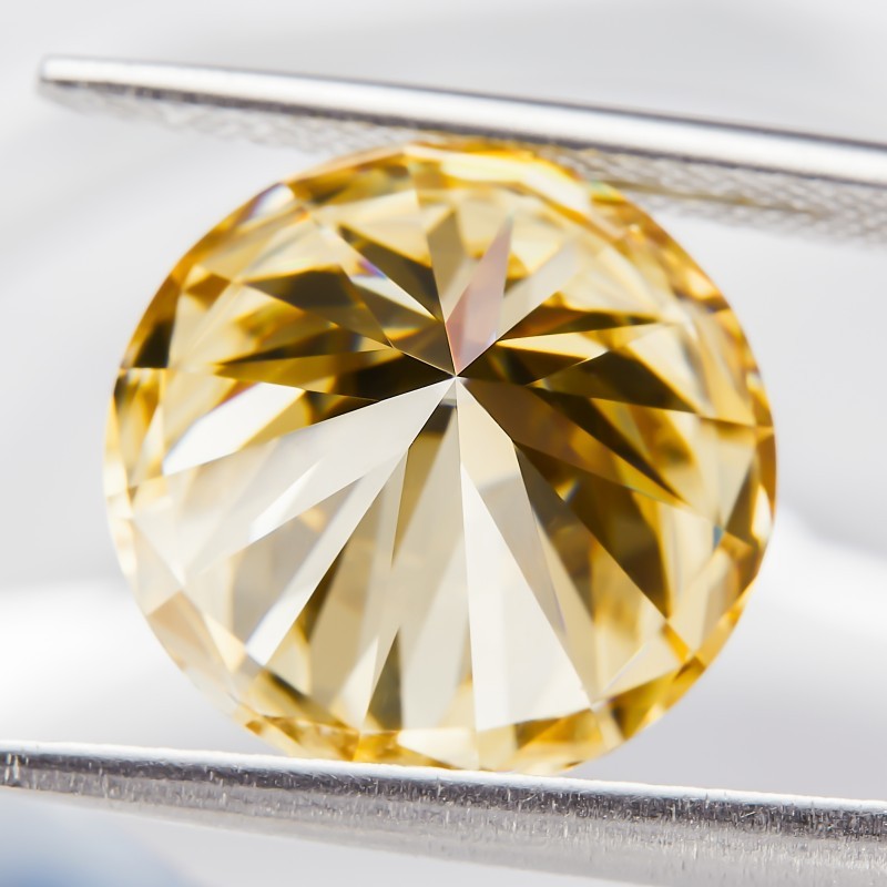Multicolor 0.5-10ct Round Cut Full Size Loose Moissanite GRA VVS1 Wholesale