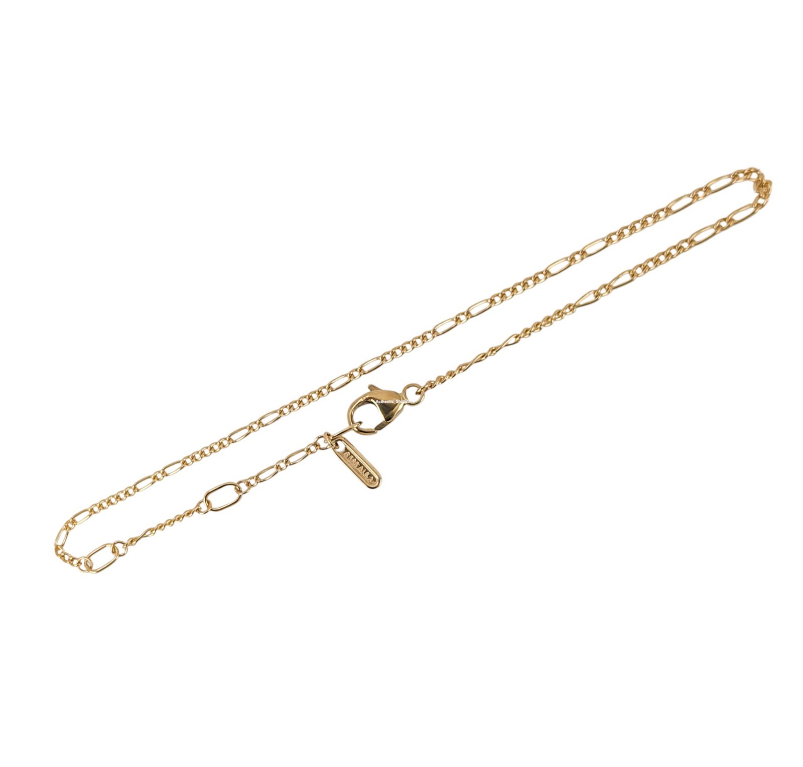 New 100% Genuine 14k Yellow Gold Pandora Era Figaro Chain Bracelet 554448C00