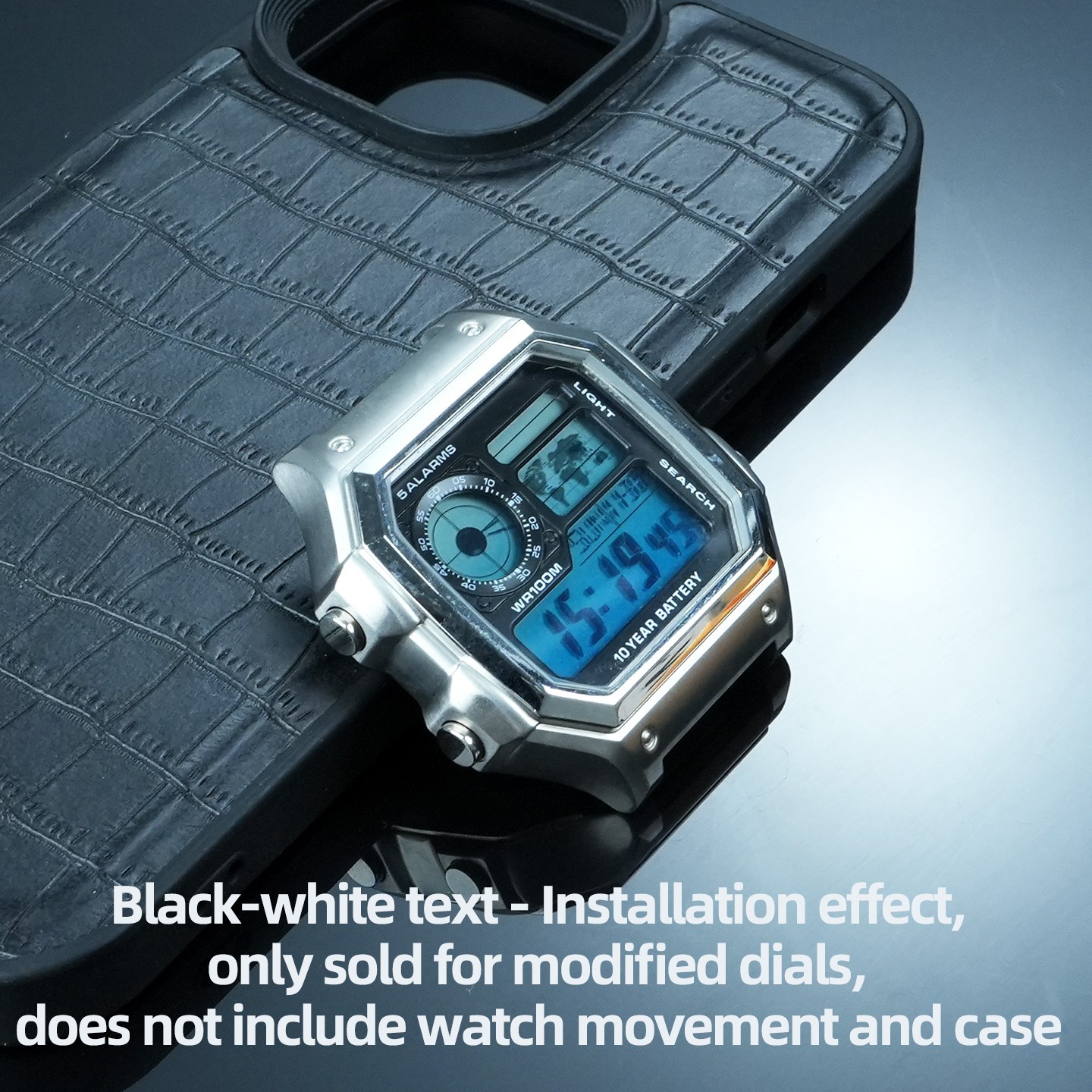 For Casio AE-1300 WS-1600 DIY Modified Metal Watch Dial AE1200 Watch Inner Face