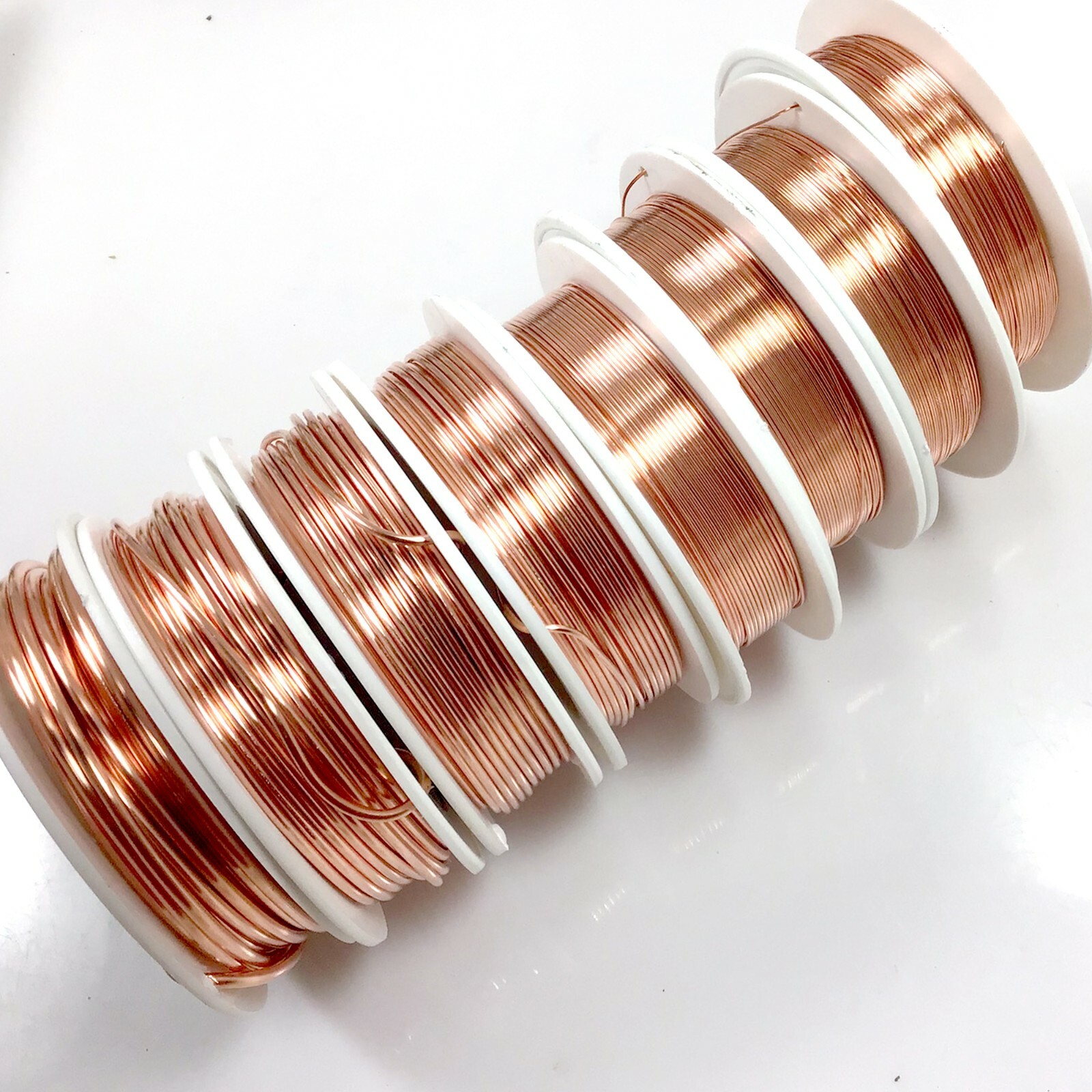 Zebra Wire Natural Copper round 12 14 16 18 20 22 24 26 28 gauge Jewelry Making