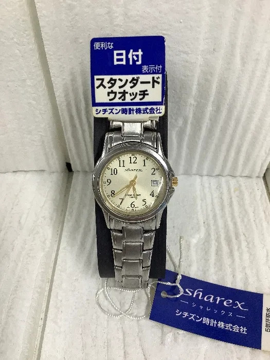 H14 CITIZEN Citizen Sharex SXI31-0048 Women’s Watch Standard Silver Unused S