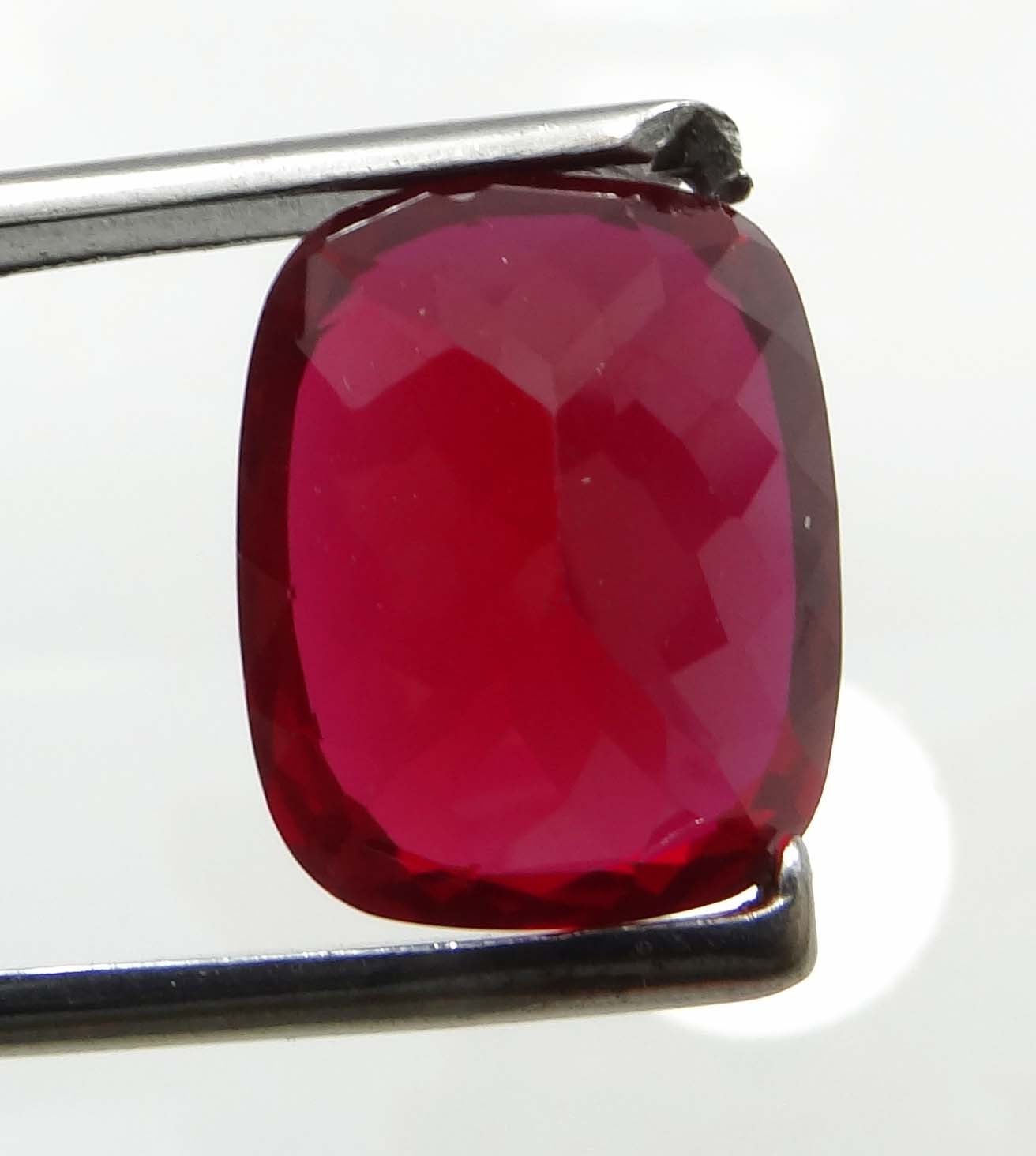 NATURAL 12.03 CTS PIGEON BLOOD RED RUBY coushion GEMSTONE CERTIFIED